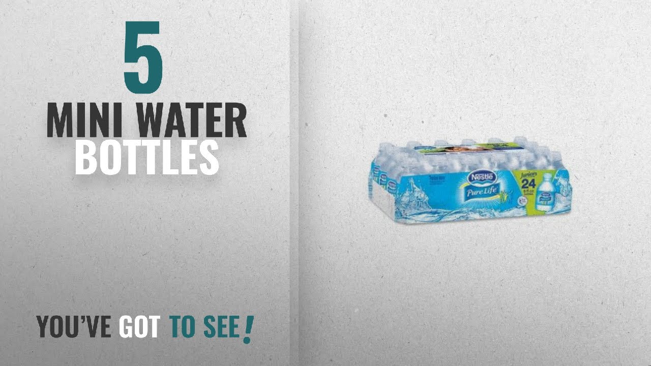 Best Mini Water Bottles [2018]: Nestle Water Nestle Pure Life, 8.0 Oz