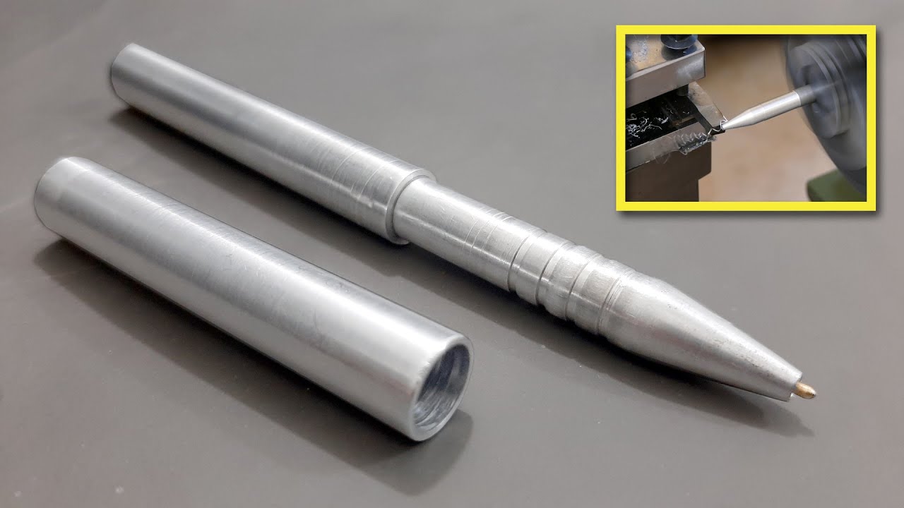 Turning an ordinary Metal Rod into a Beautiful Tactical Pen