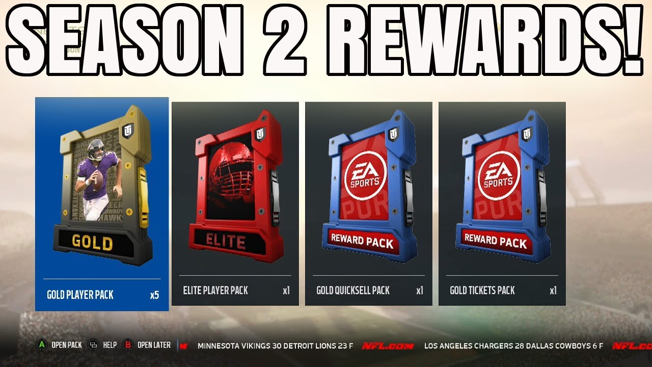 SEASON 2 REWARDS AND EXCHANGE PACK OPENING! MUT DRAFT CHAMPS SEASON 2 REWARDS!