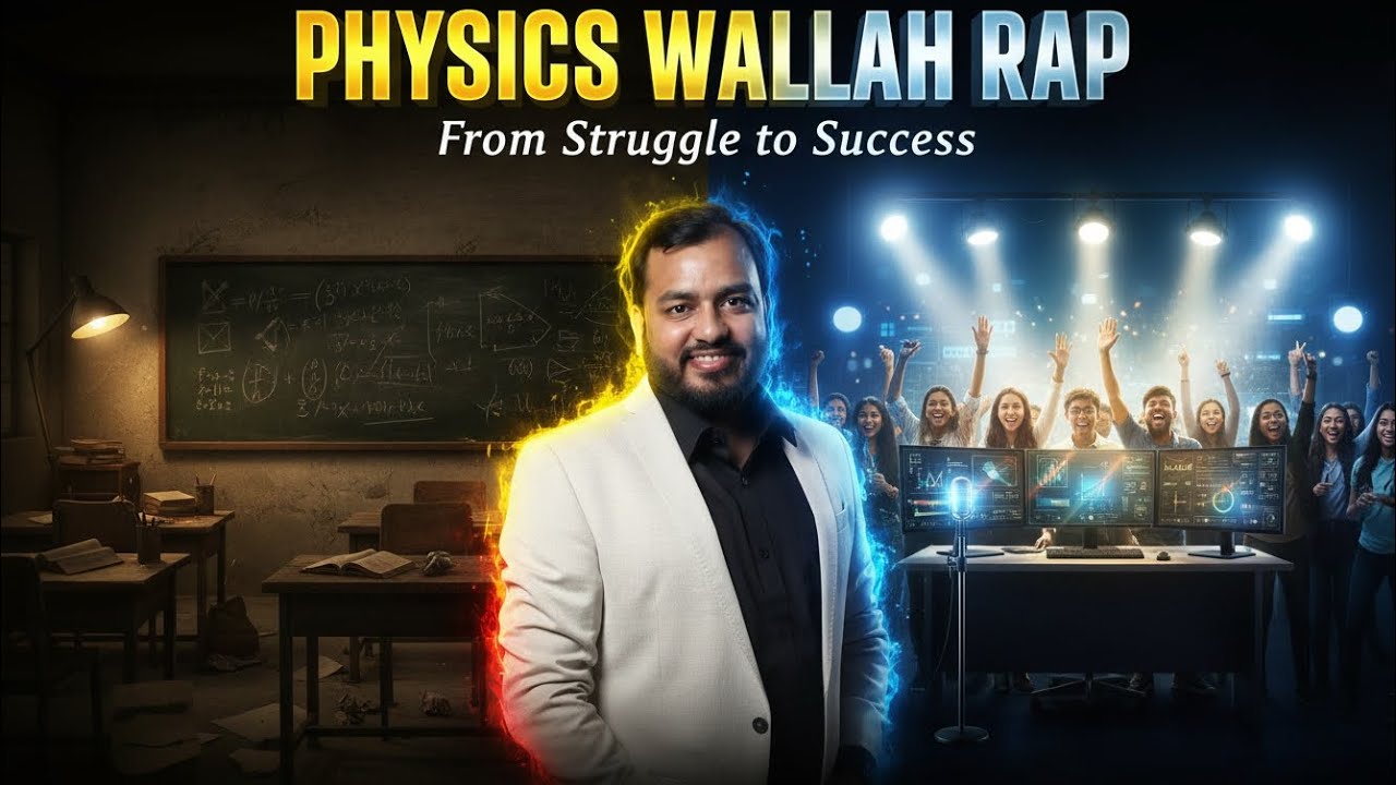 Physics Wallah Rap Song 🔥 | Alakh Pandey Motivation Rap | From Struggle to Unicorn | Ashish Kumar