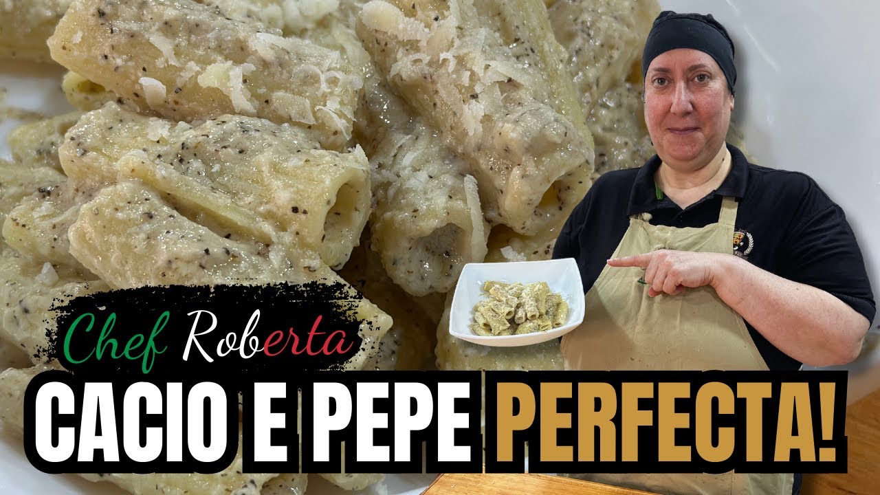 CACIO E PEPE PERFECTA: El Secreto que NADIE te Cuenta 🇮🇹🍝 || Italia con Chef Roberta