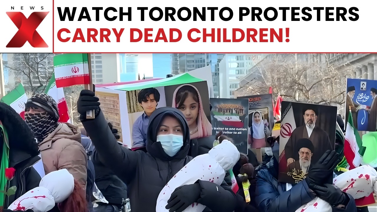 Toronto Rally Goes Viral As PROTESTERS CARRY HAUNTING DEAD CHILDREN FIGURES!