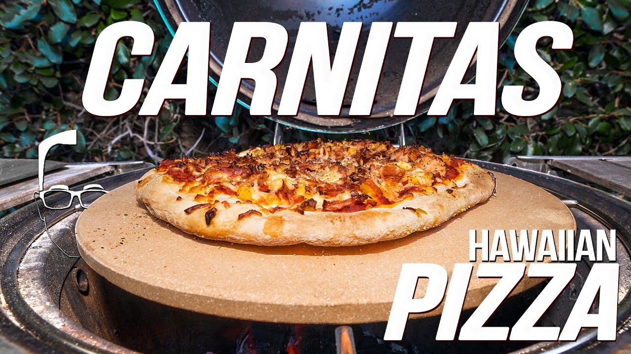 HOMEMADE CARNITAS BECOMES THE BEST HAWAIIAN PIZZA!  | SAM THE COOKING GUY 4K