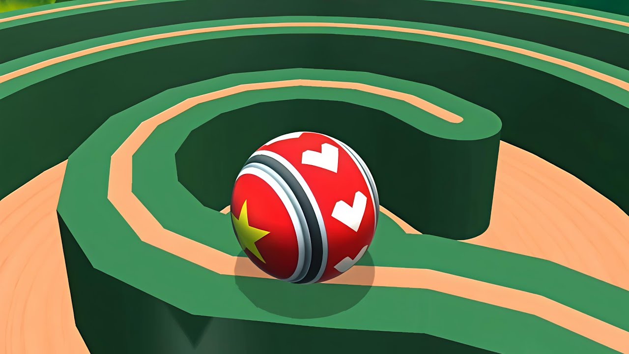 3D Super Rolling Ball Race Going  SpeedRun, Ball portal Run ios gameplay 
