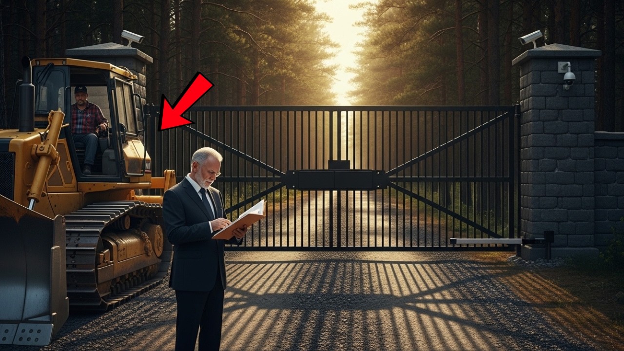 They Installed a Fence Blocked My Way – So I Brought a Bulldozer