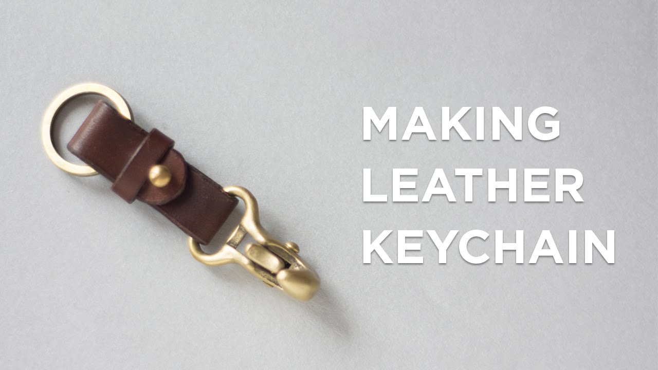 Making Leather Keychain
