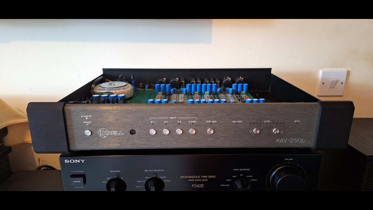KRELL KAV-250p first start-up.