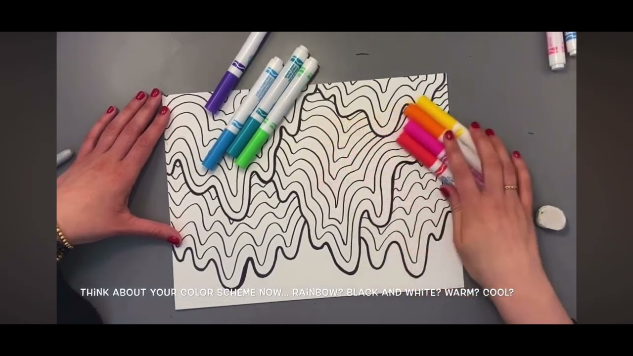 Jen Stark Drip Drawing - 2024