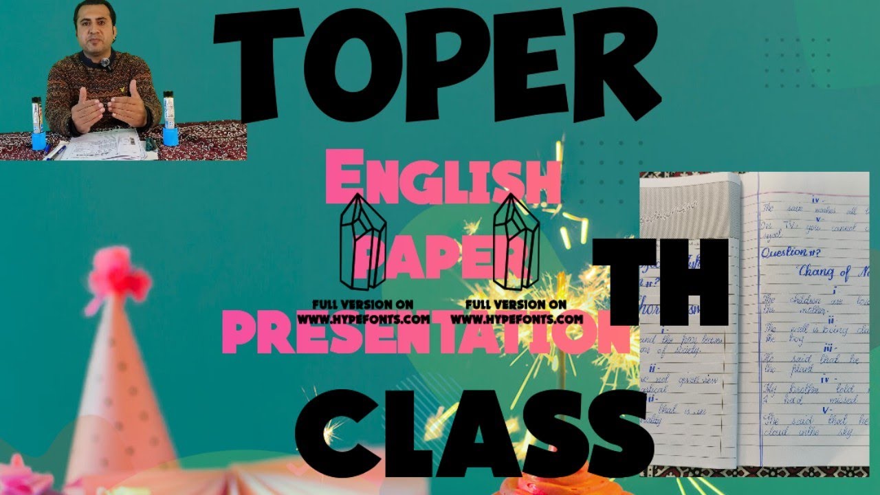 Toper english paper presentation (10th) class basic level say advance level tak part=1