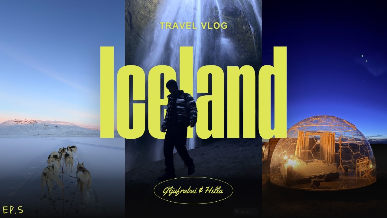 DOG SLEDDING, WATERFALLS & SLEEPING UNDER THE NORTHERN LIGHTS!
