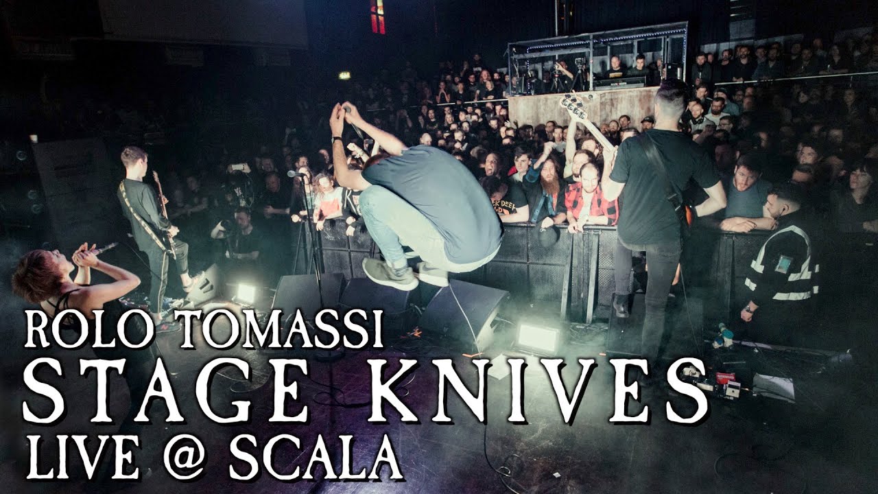 ROLO TOMASSI - Stage Knives *Live* @ SCALA 09.11.18