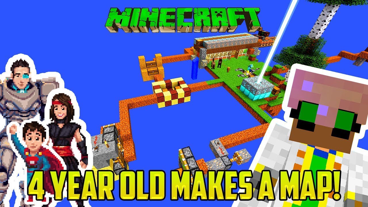 OUR FOUR YEAR OLD SON MAKES A CTM MAP?! (MInecraft)
