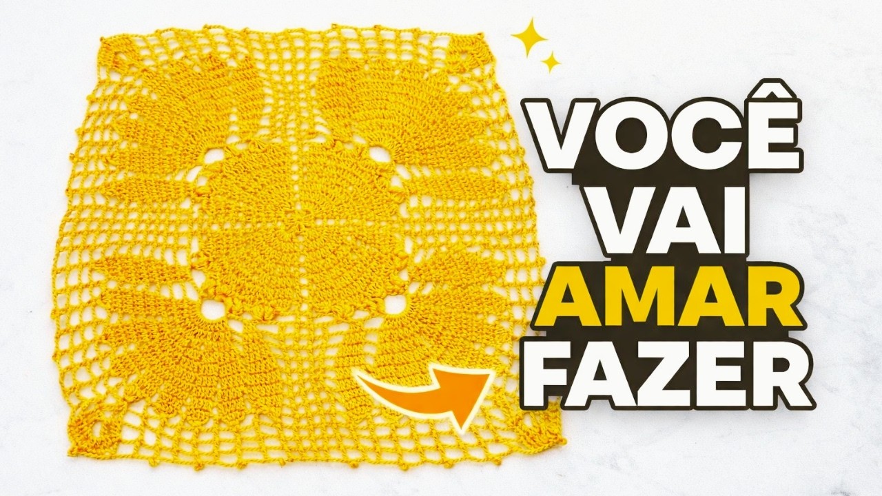 UM CLÁSSICO DO CROCHÊ QUE NUNCA SAI DE MODA