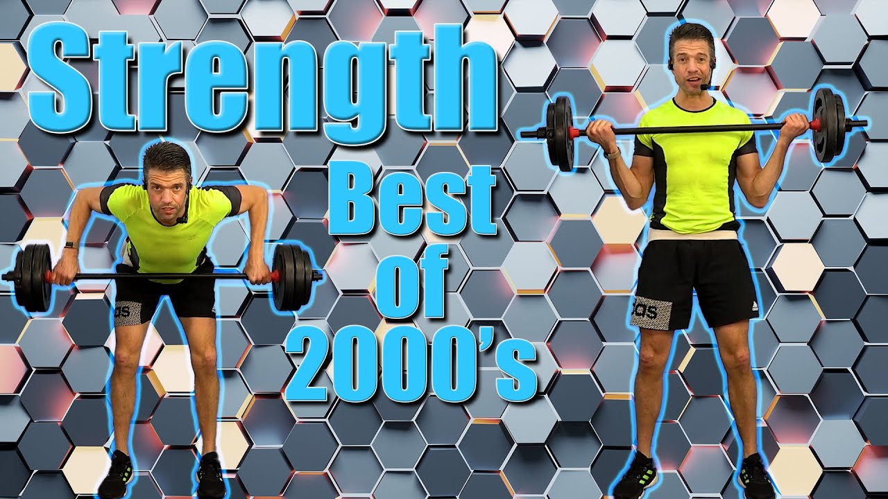 Barbell Full Body Workout With Only 00's Music; Let's Move Strength #44