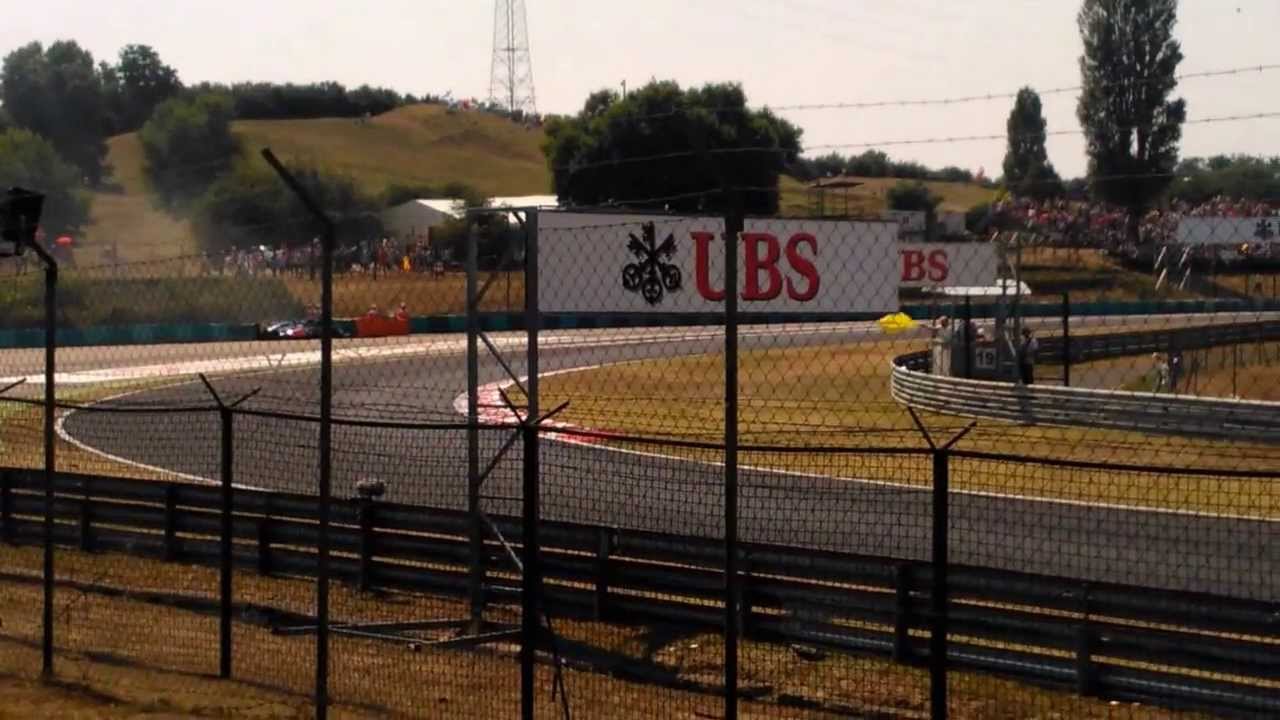 Sergio Pérez crash on Hungaroring 2013
