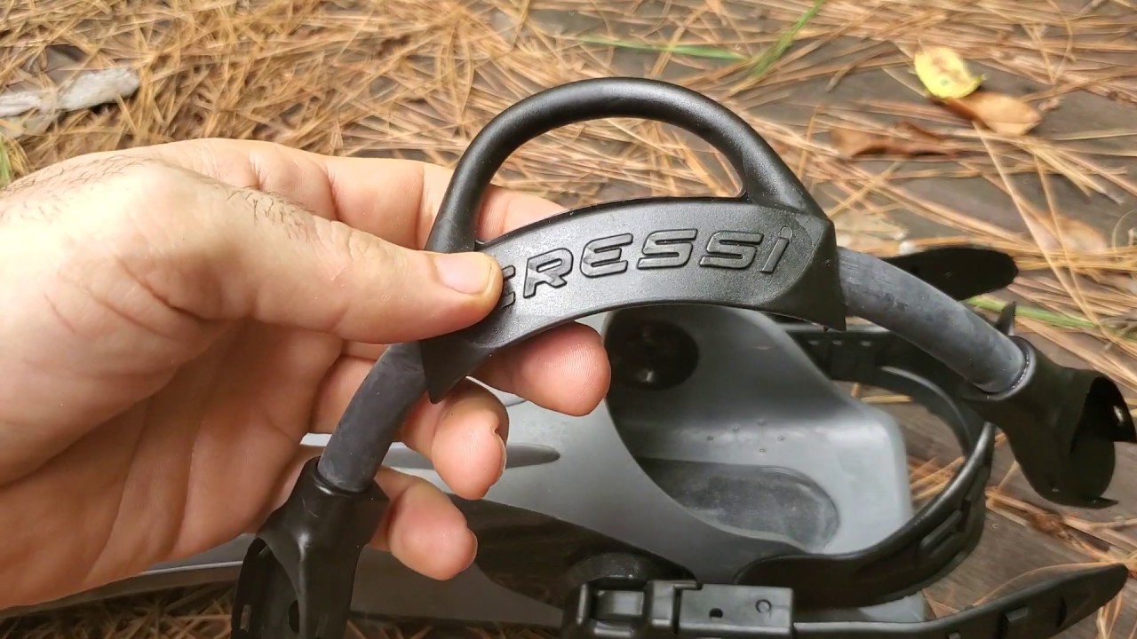 Scuba Diving: Cressi EBS Fin Strap for Reaction/Frog Plus Installation