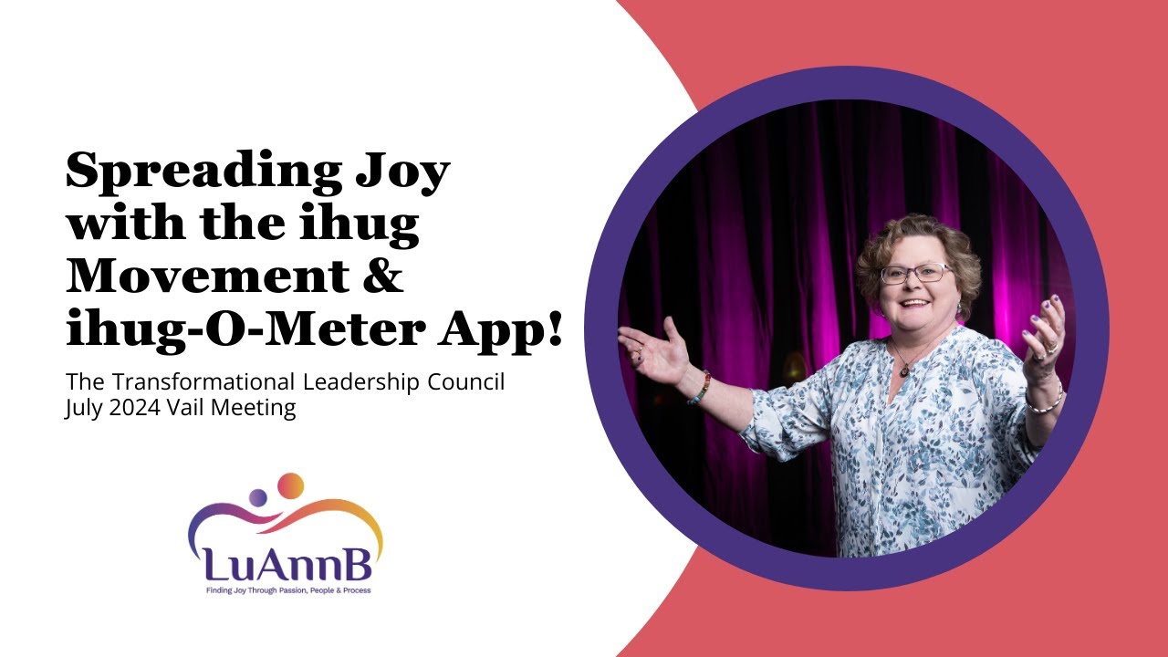 LuAnn Buechler at the TLC Meeting in Vail: Spreading Joy with the ihug Movement & iHug-O-Meter App!
