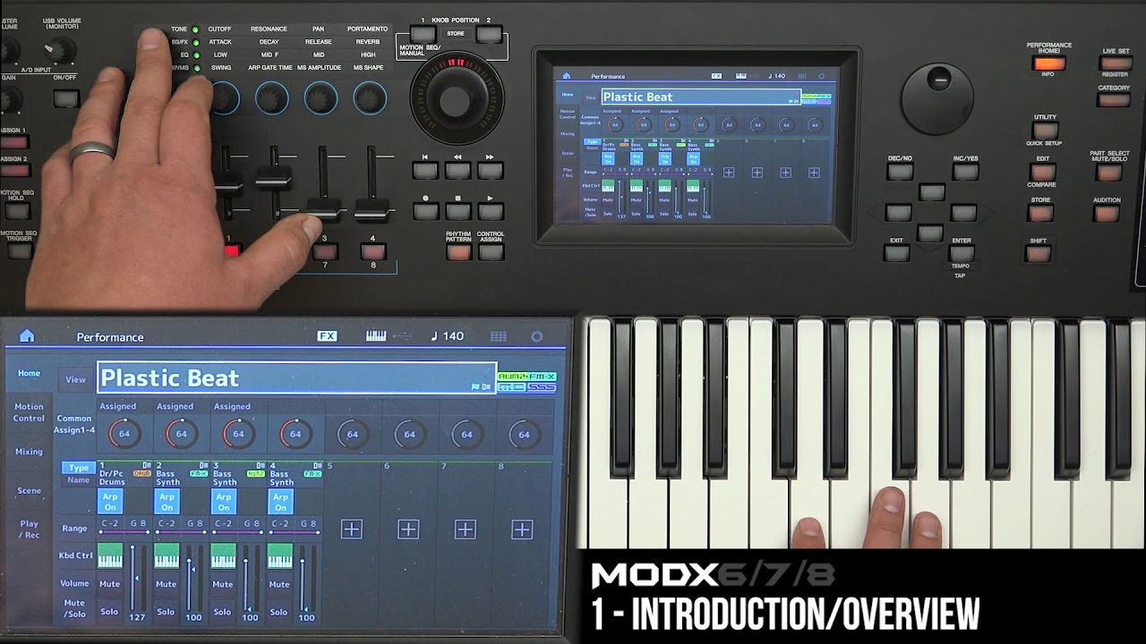 Yamaha MODX Video Tutorial Lesson #1 - Intro