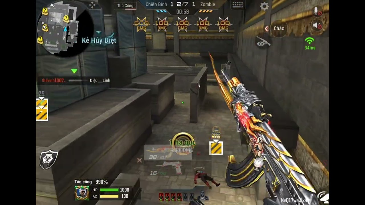 CF Legends - AK47-Beast (AK47 Vip Inferno). Mình trở lại rồi đây ^^^^^