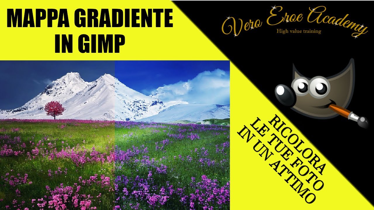 CAMBIA COLORAZIONE ALLE TUE FOTO - MAPPA GRADIENTE IN GIMP