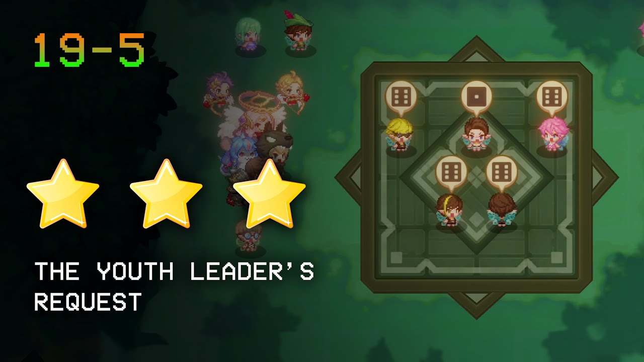 Guardian Tales 19-5 SUBSTAGE (Full 3 Star) | The Youth Leader's Request