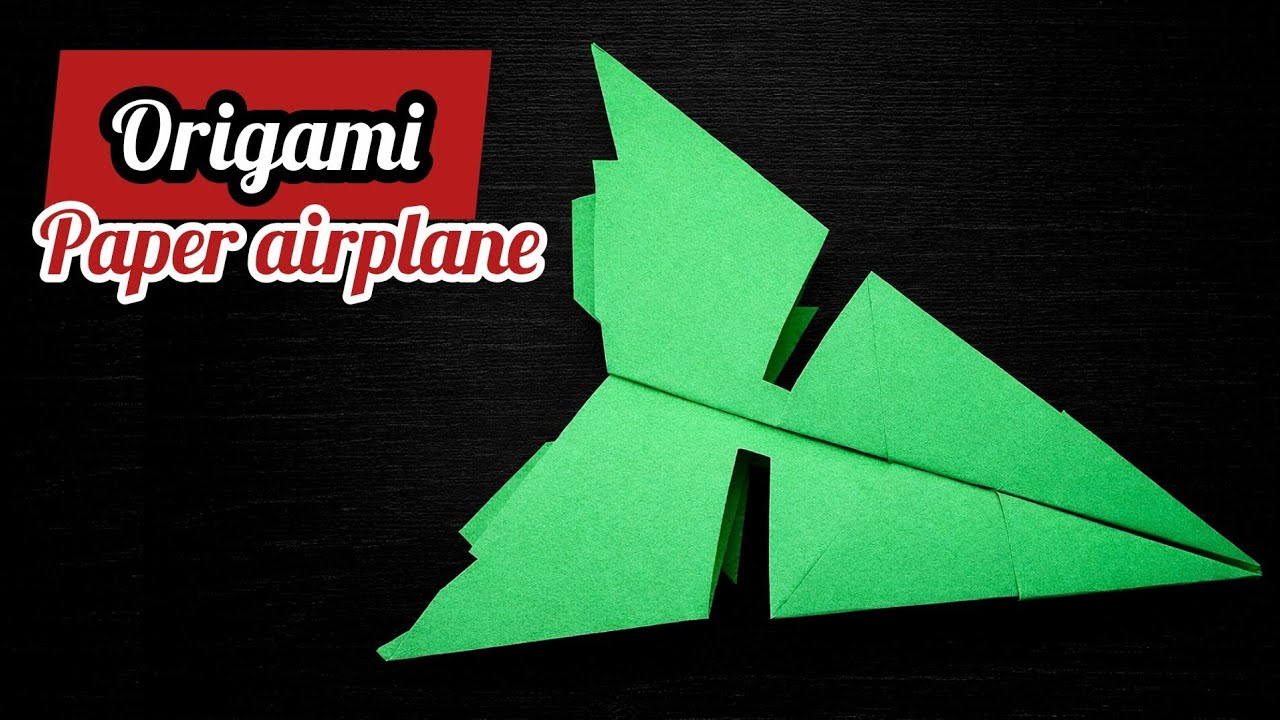 How to make a paper airplane | Origami paper airplane | paper plane making | origami craft ideas |