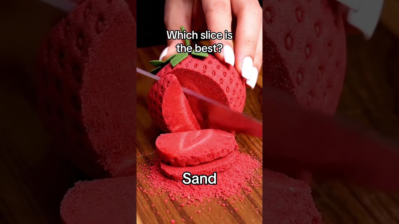 Which is your favorite? 🍓 #asmr #ai #aiasmr #slice #strawberry #satisfying #relaxing #DreamLoopASMR