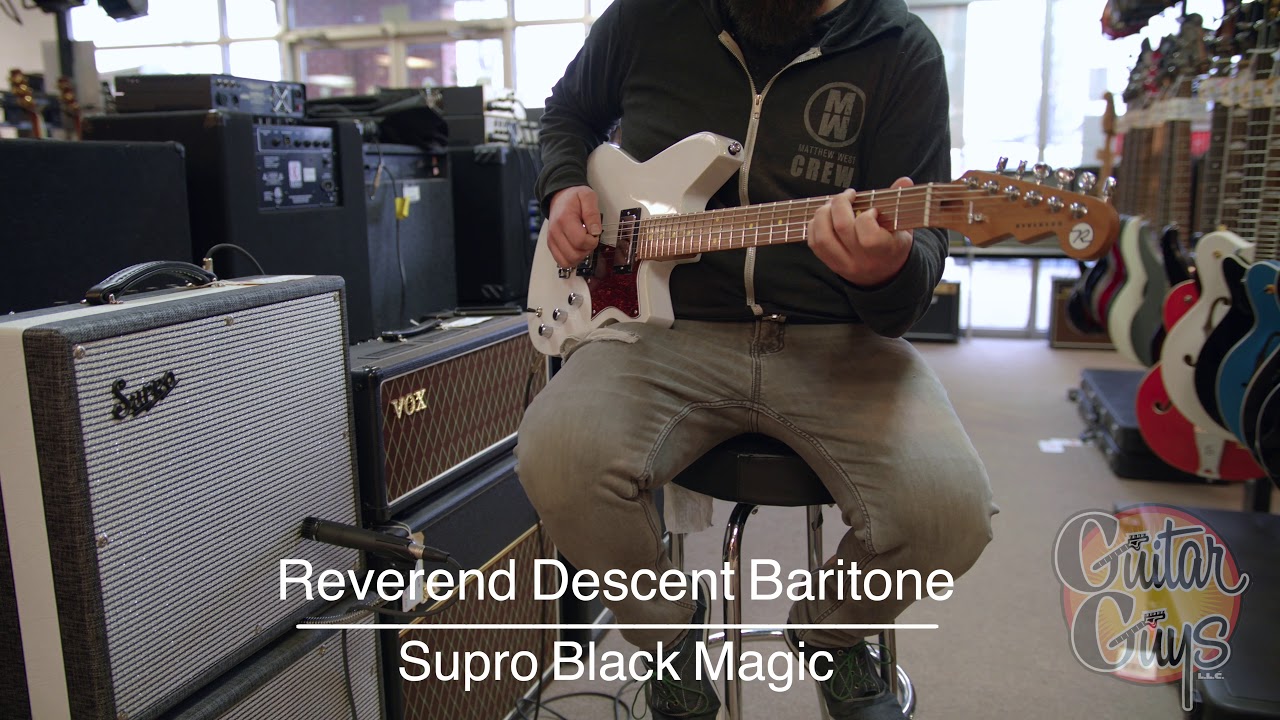 Reverend Descent W Baritone | Supro Black Magic