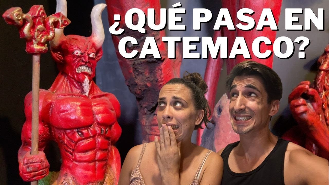 ¿Te atreverías a pisar TIERRA DE BRUJOS?👹 | Conocemos la parte más SALVAJE de CATEMACO, MÉXICO🇲🇽 🌴🌿.