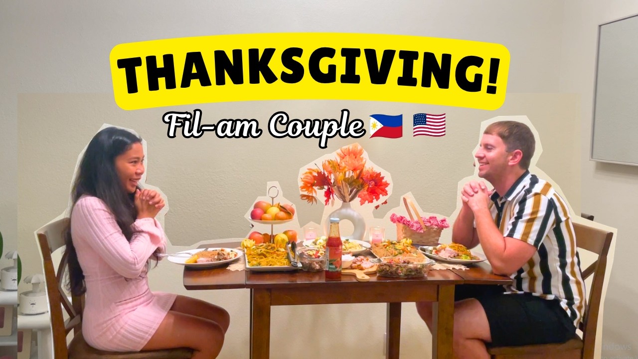 Наш День благодарения как филиппинско-американской пары 🇵🇭🇺🇸 | Видеоблог о кулинарии и празднике