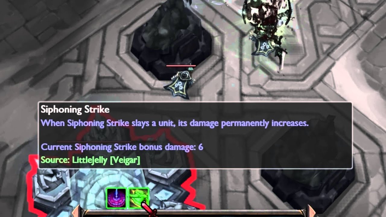 Veigar's Siphoning Strike Buff (Bug)