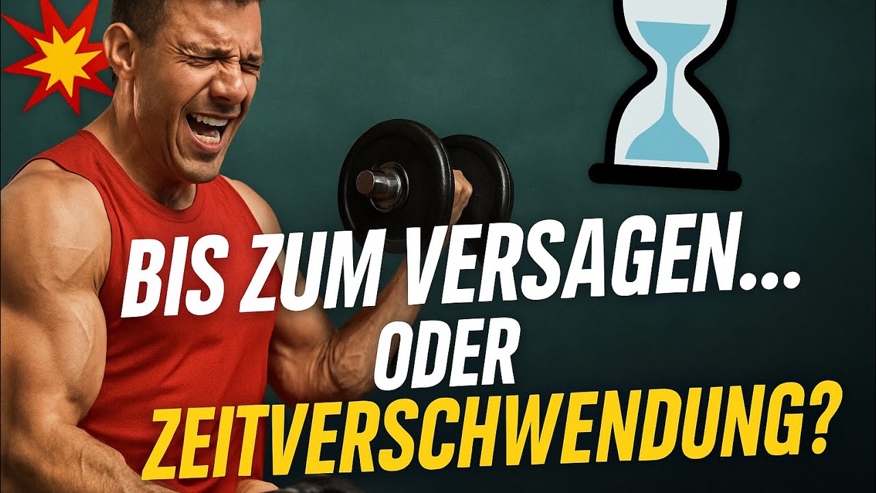 Muss ich bis zum Muskelversagen trainieren um zu wachsen?#nopainnogain#schwerundfalsch#hypertrophy