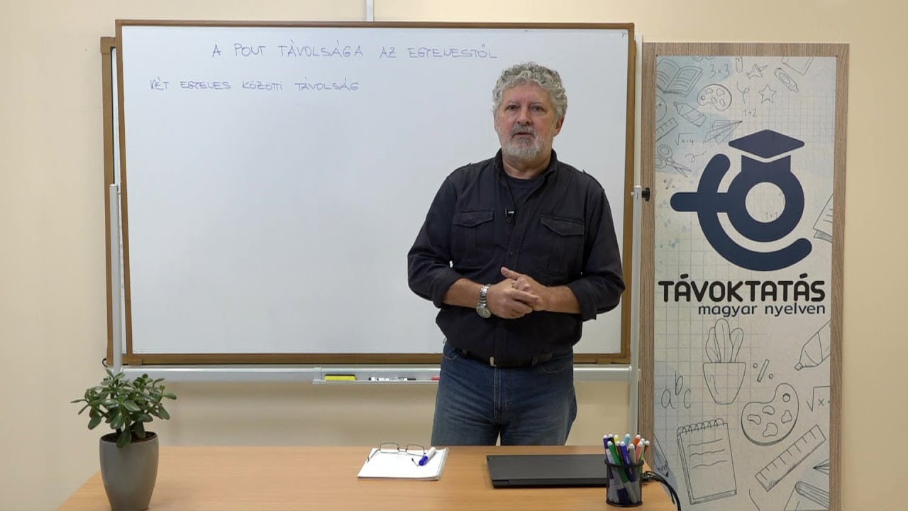 A pont és az egyenes távolsága