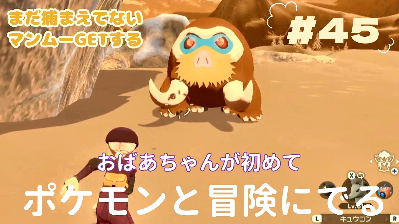 『Pokémon LEGENDS アルセウス』おばあちゃんが初めて　ポケモンとの冒険に出ます　調査完了　＃45