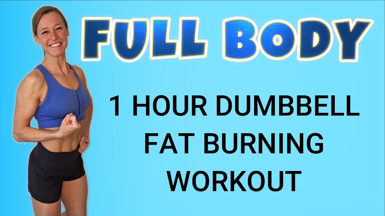 1 HOUR FULL BODY DUMBBELL WORKOUT TO BUILD MUSCLE AND BURN FAT | AT HOME