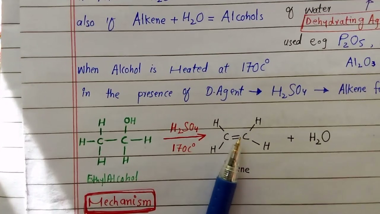 Preparation of ALKENES Full details class 12 Chemistry 