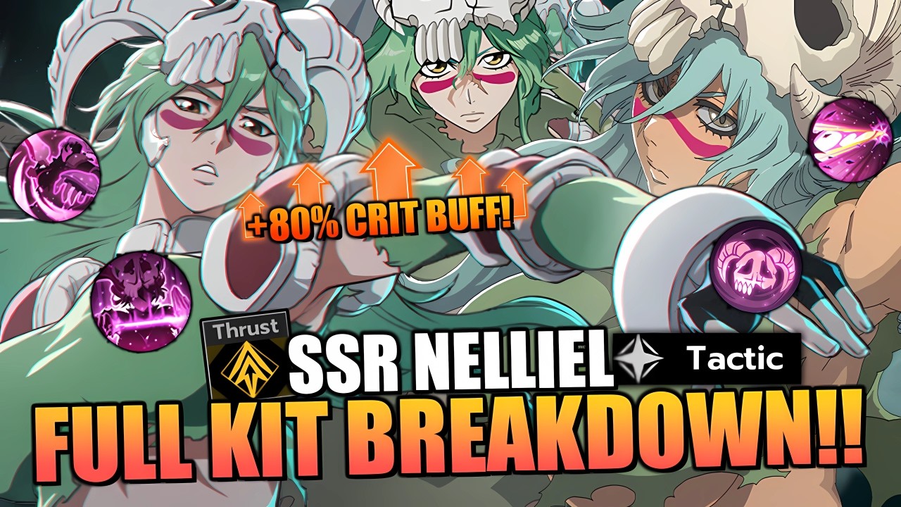 80% TEAM CRIT BUFF?! 😱 FULL KIT NELLIEL BIKIN META BERUBAH! - BLEACH: SOUL RESONANCE