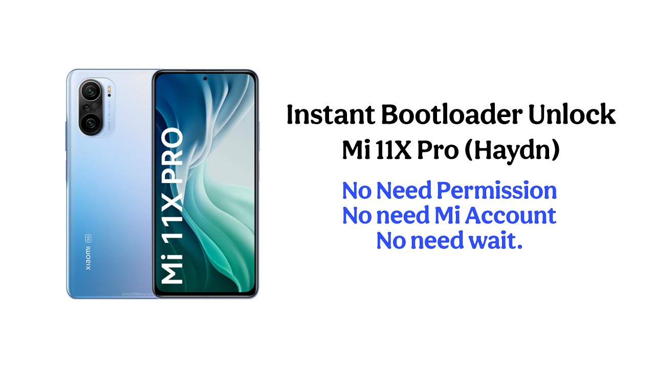MI 11X Pro (Haydn) Instant Bootloader Unlock | No need mi account or permission.