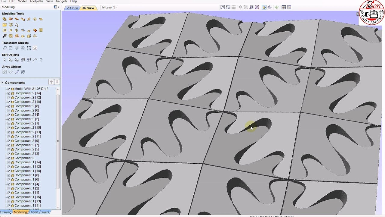 #Vectric #Aspire #3D #Texture #Tutorial-6#Decorative wall #panel #3d #Tiles#interior #cnc #router