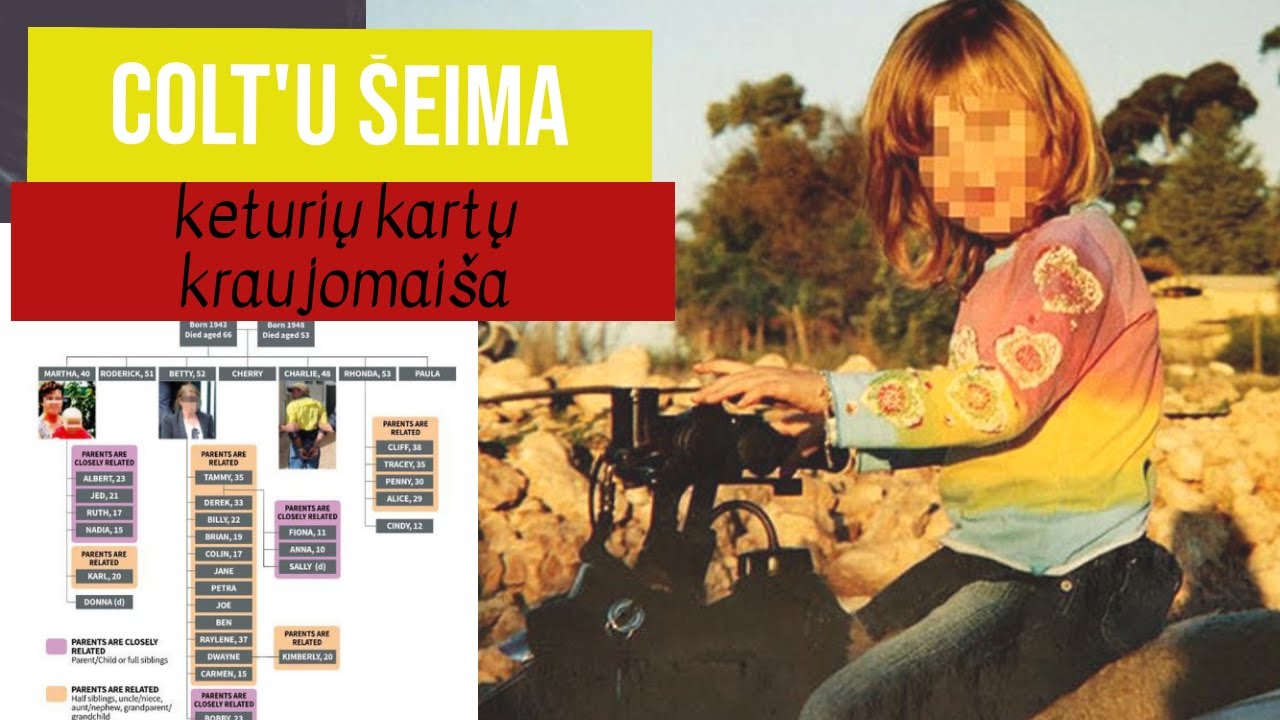 Colt šeimos 4 kartų kraujomaiša | Australija 2012