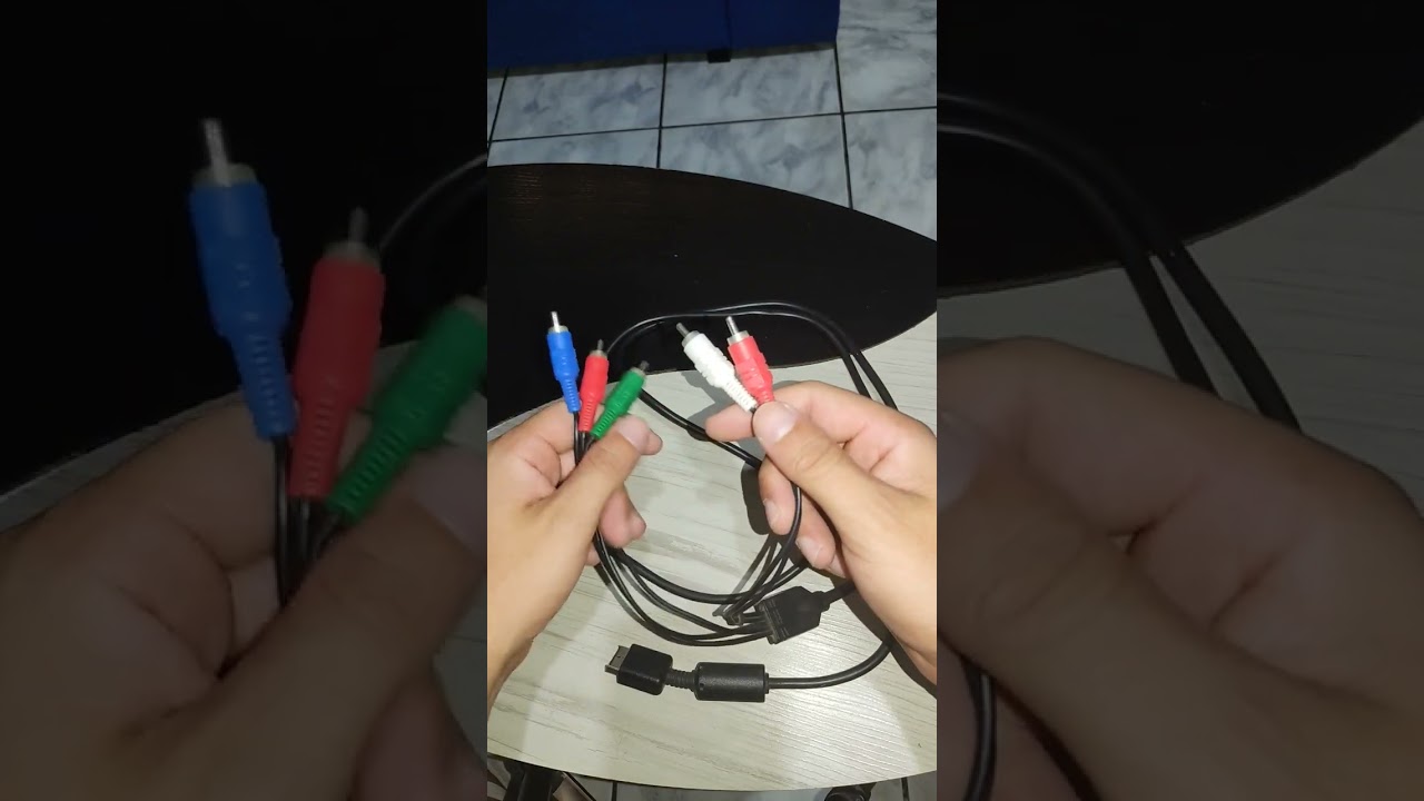Melhore a qualidade de imagem do PS2 com o CABO COMPONENTE