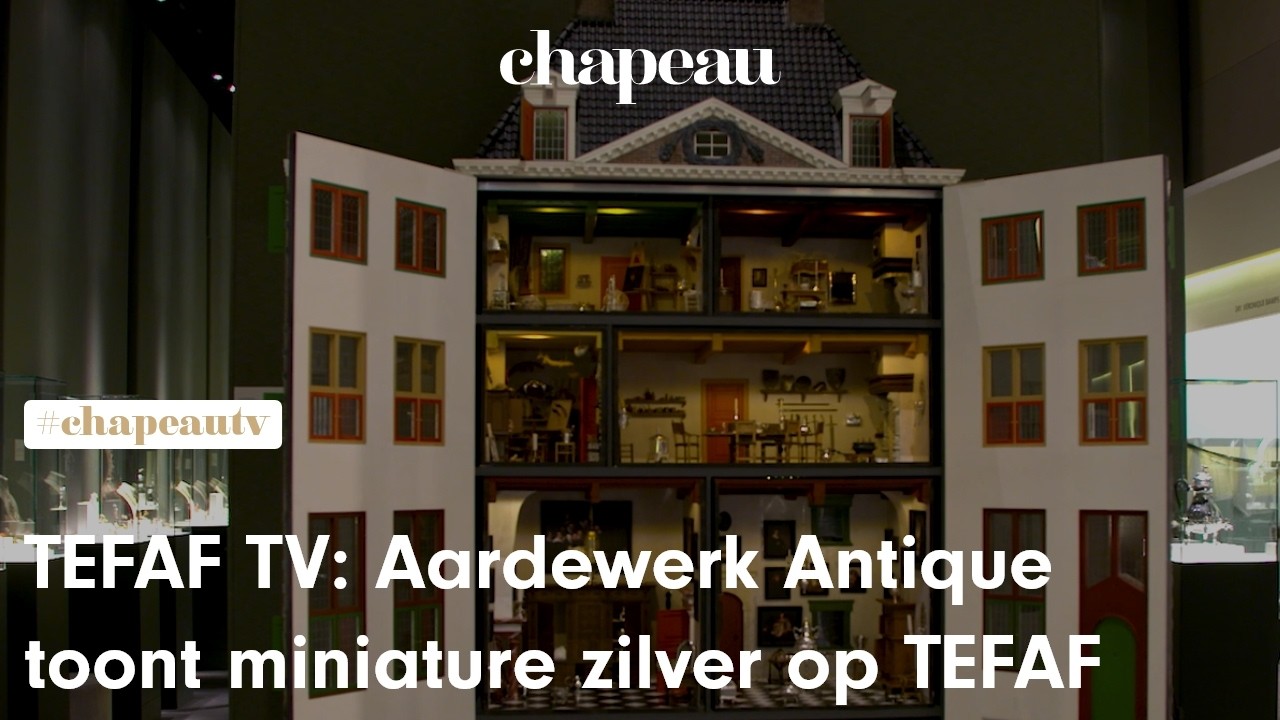Aardewerk Antique toont miniature zilver op TEFAF