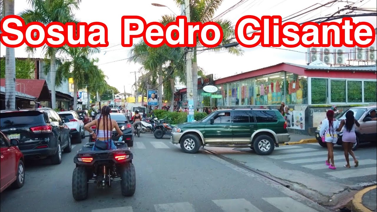 Sosua Pedro Clisante Street #driving #around