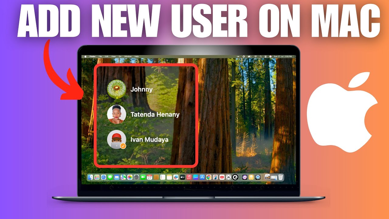 How to Add New User on MacBook 2025 | New User Login