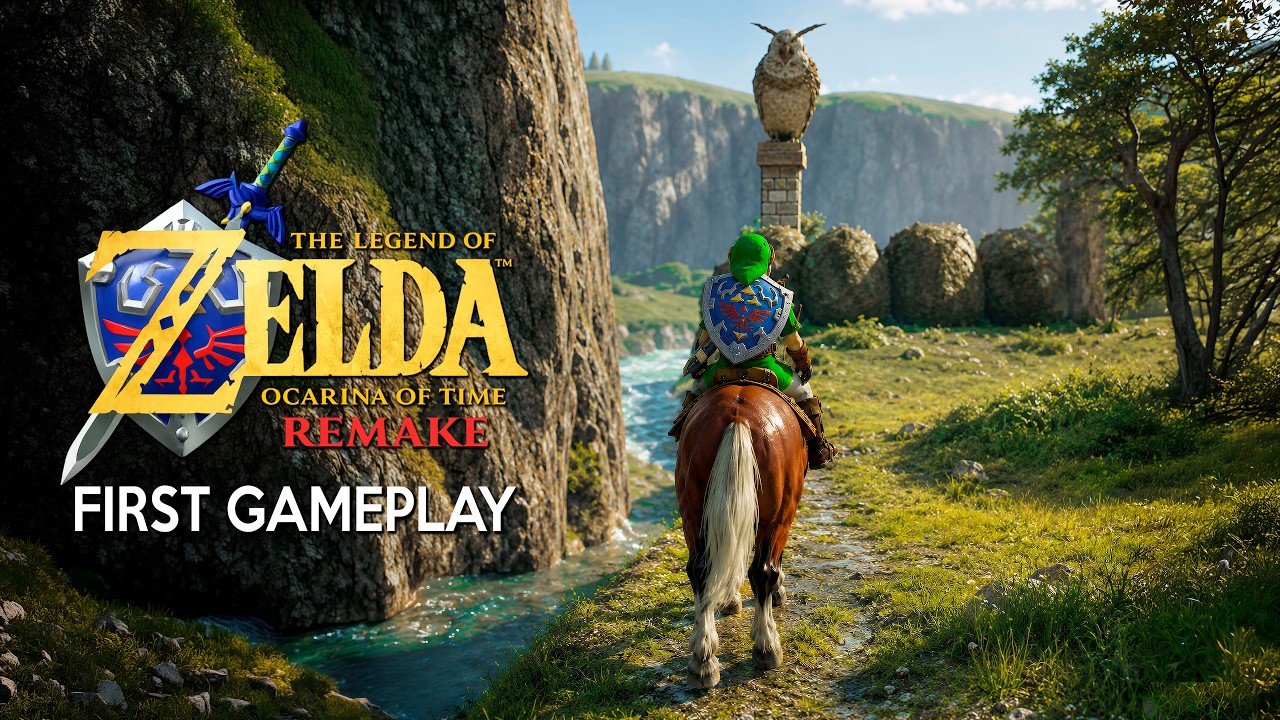 ZELDA OCARINA OF TIME REMAKE First Gameplay Trailer | Best FANTASY RPG Games coming in 2026 & 2027
