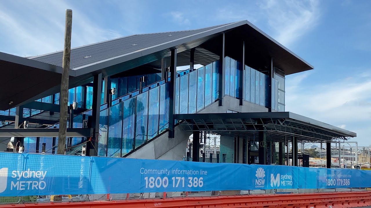 Sydney Metro - Sydenham Station, Marrickville Dive Site & Trains Facility South Update - May 2021