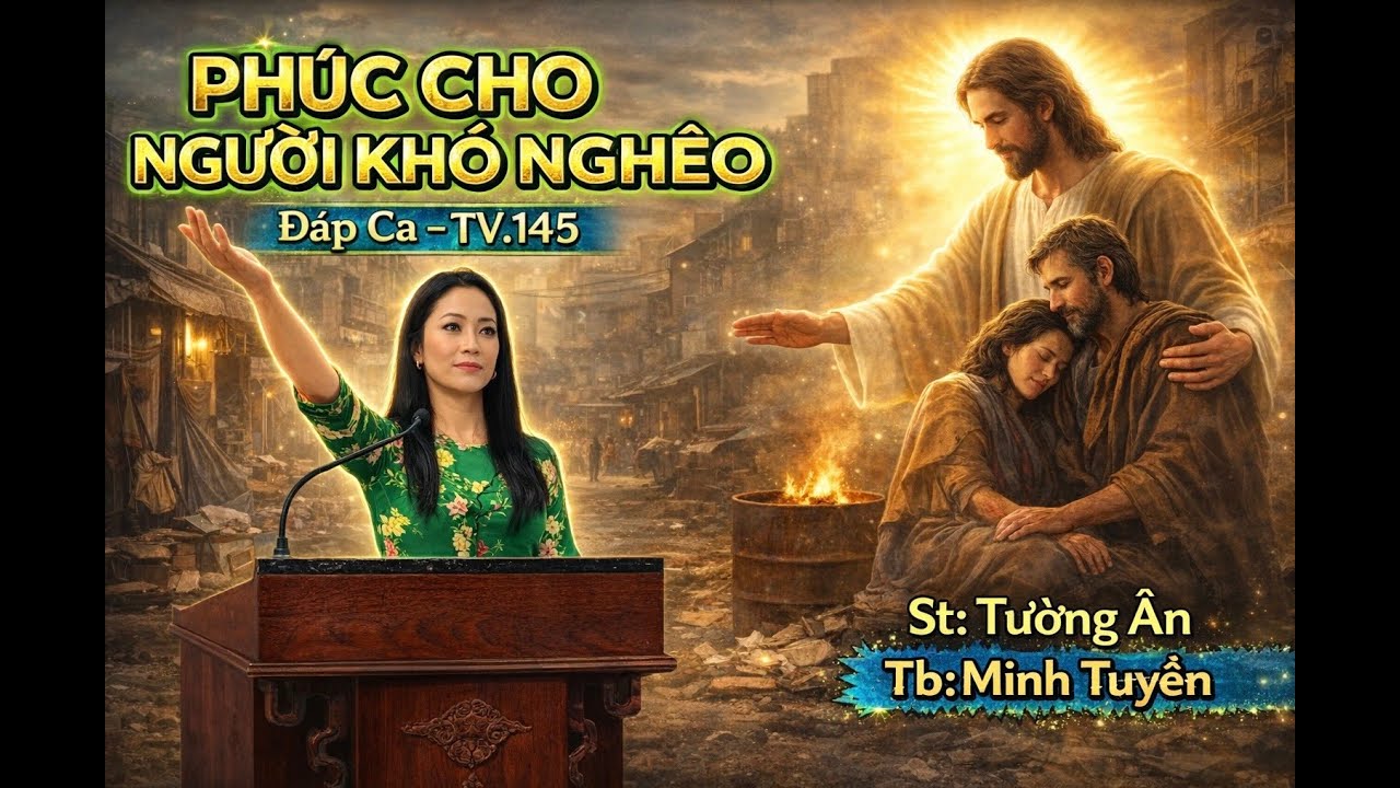 Đáp Ca: Phúc Cho Người Khó Nghèo- TV.145 (ST: Tường Ân )