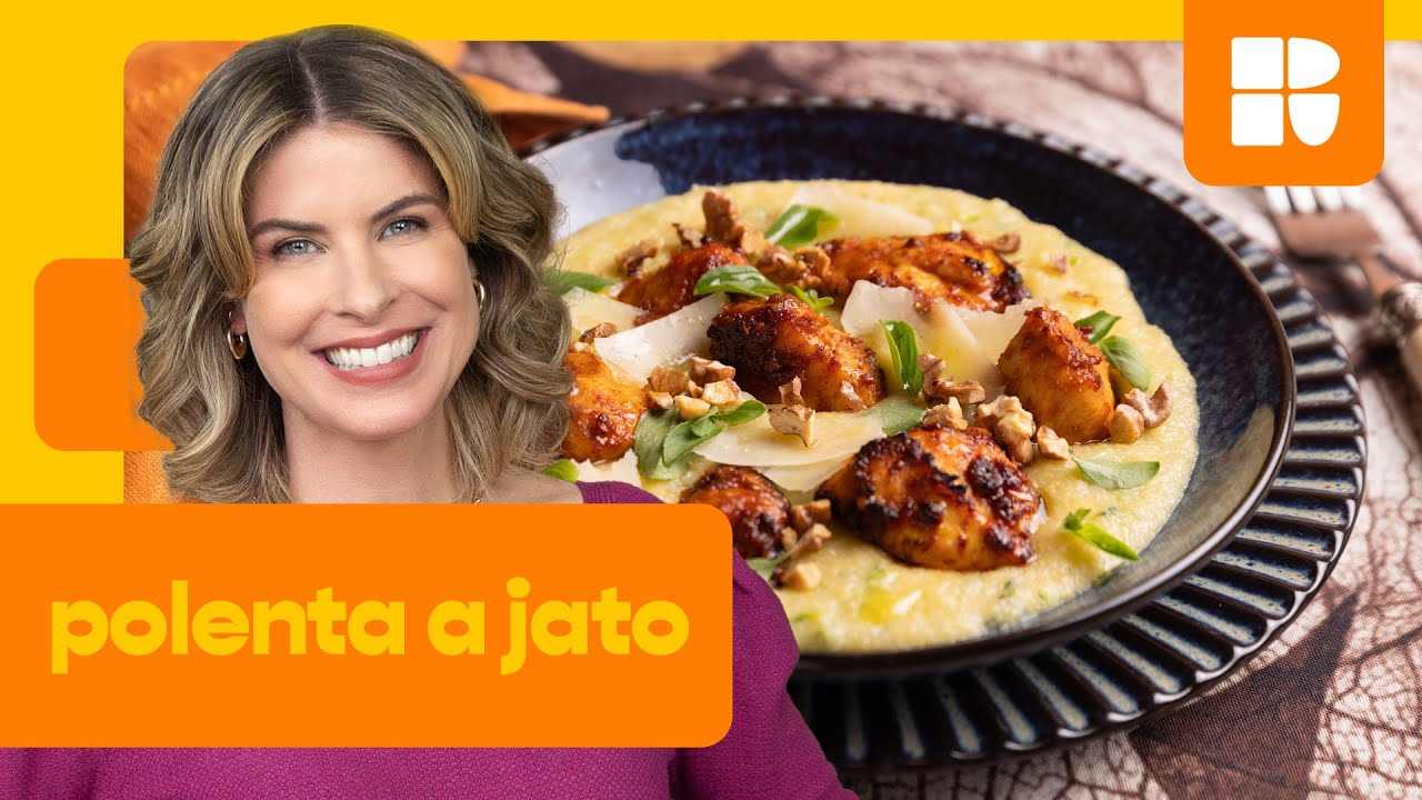 Polenta cremosa com abobrinha A JATO | Rita Lobo | Cozinha Pr&aacute;tica