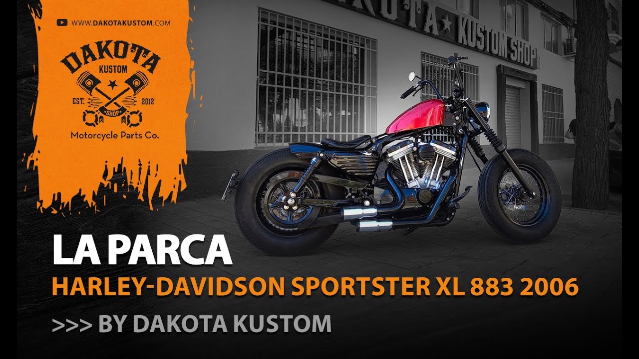 La Parca. Harley-Davidson Sportster XL 883 2006. By Dakota Kustom