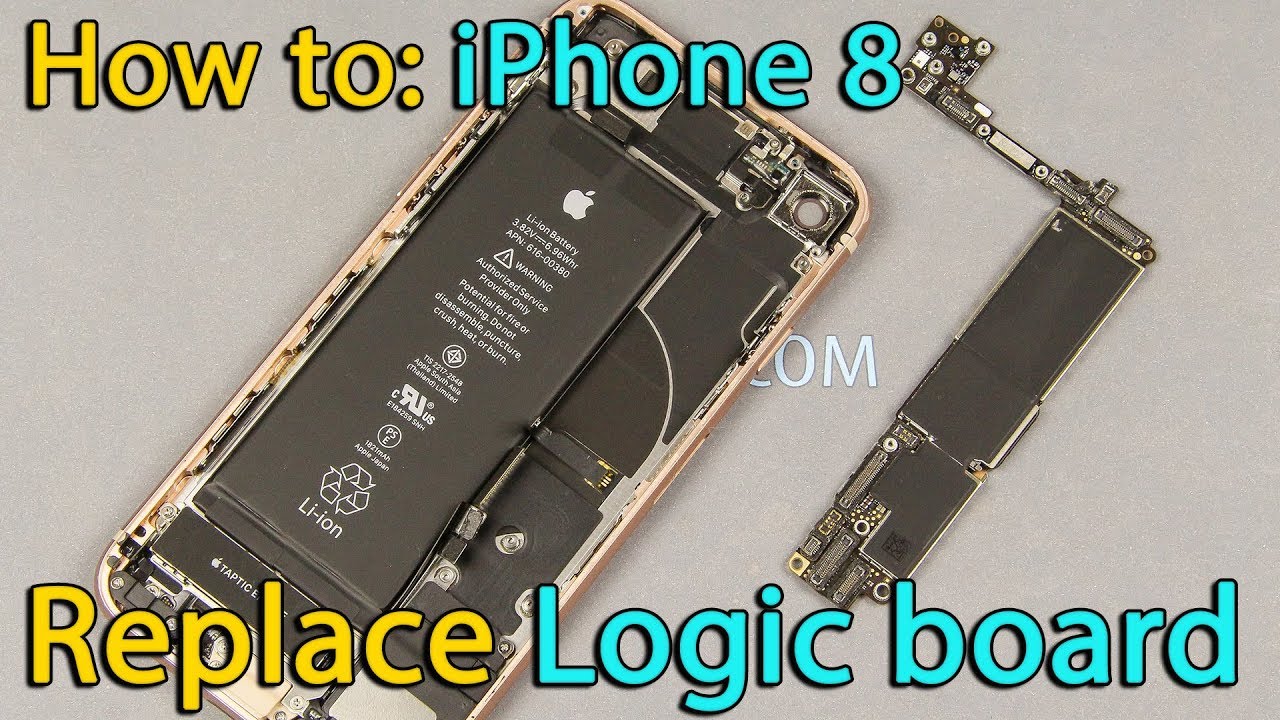 замена материнской платы iPhone 8